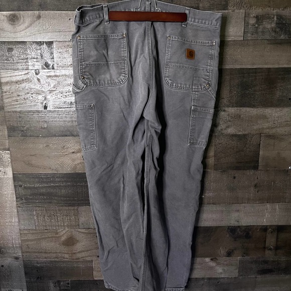 SOLD Carhartt Firm Duck Double Front Dungaree Pant - Picture 4 of 6